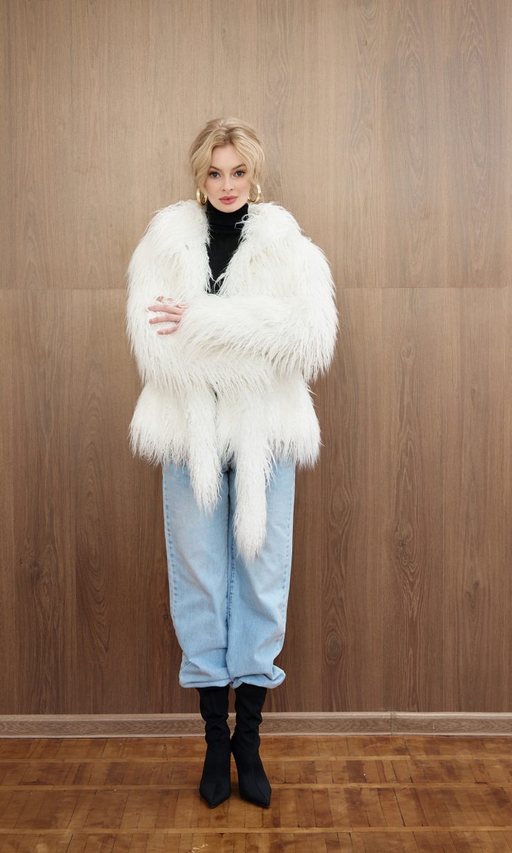 Шуба женская из эко меха PREMIUM FURS ТУ2533