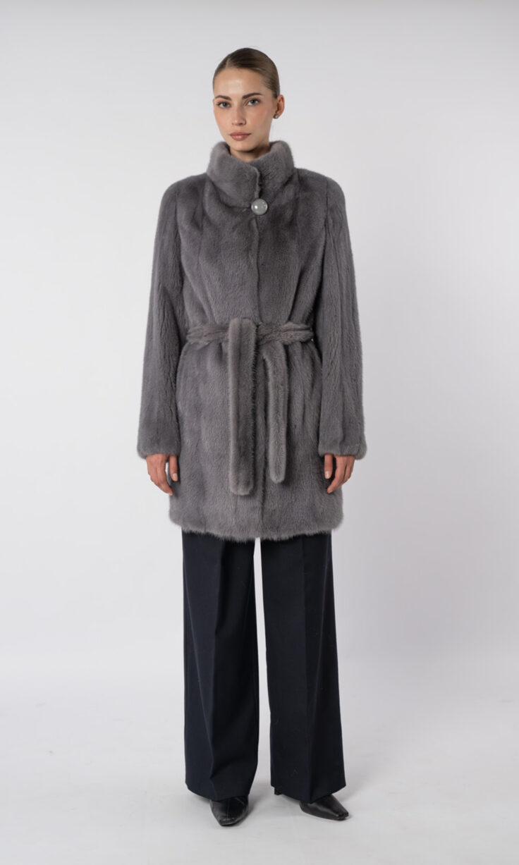 Шуба женская из меха норки Френч Клс