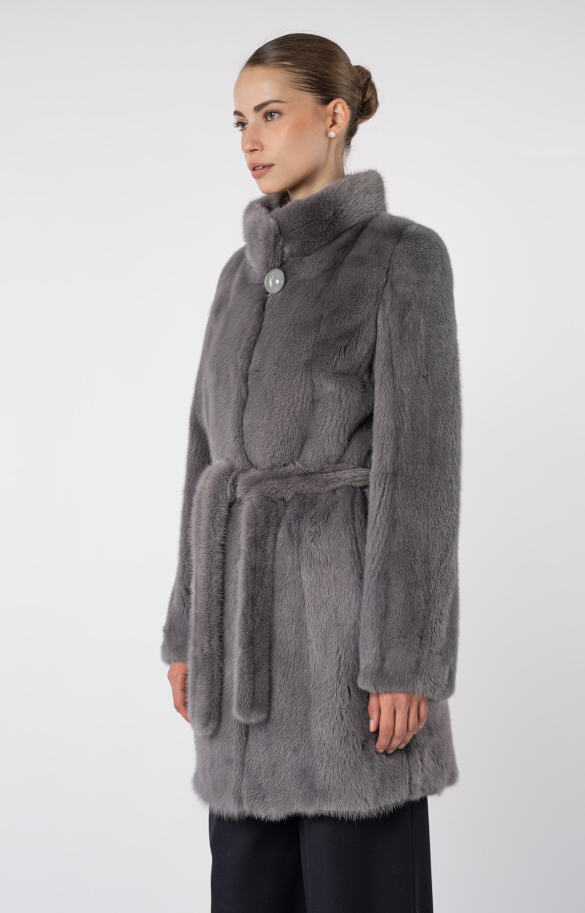 Шуба женская из меха норки Френч Клс Шуба женская из меха норки Френч Клс