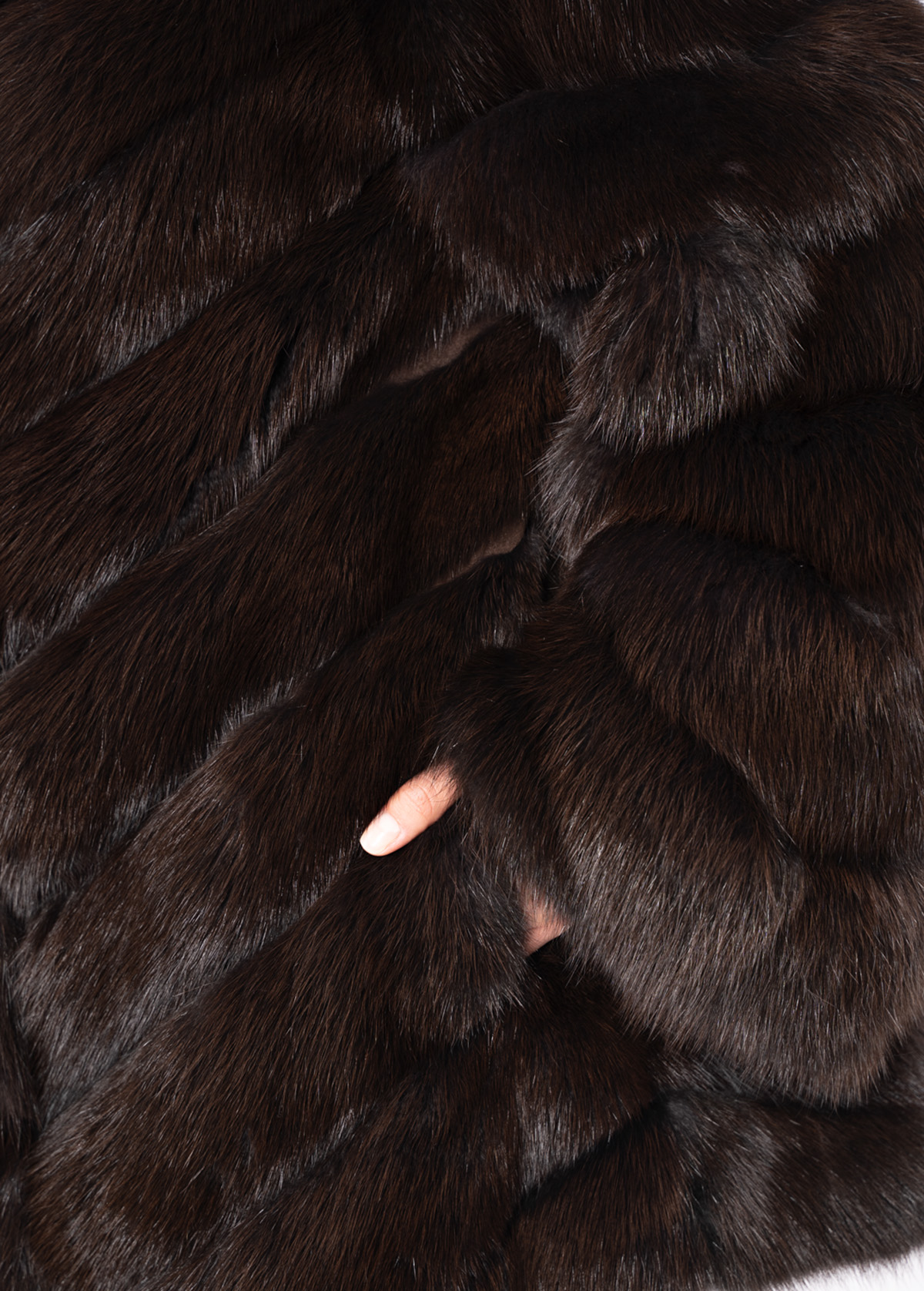 Шуба женская из меха куницы Меха России С-10 Шуба женская из меха куницы Меха России С-10