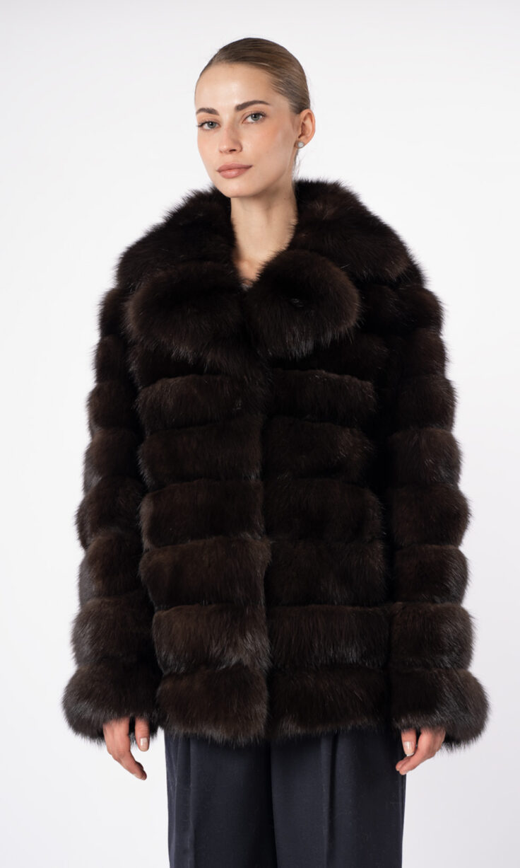 Шуба женская из меха куницы Меха России С-1