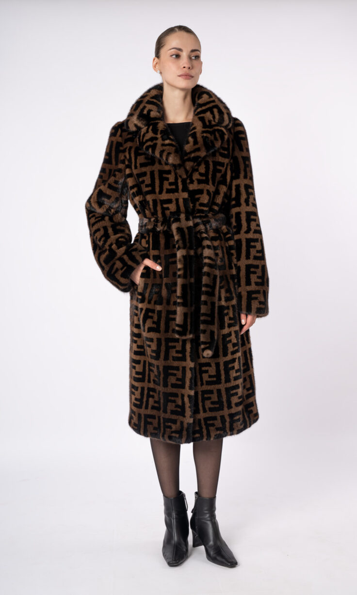 Шуба женская из меха норки Прямая роспуск