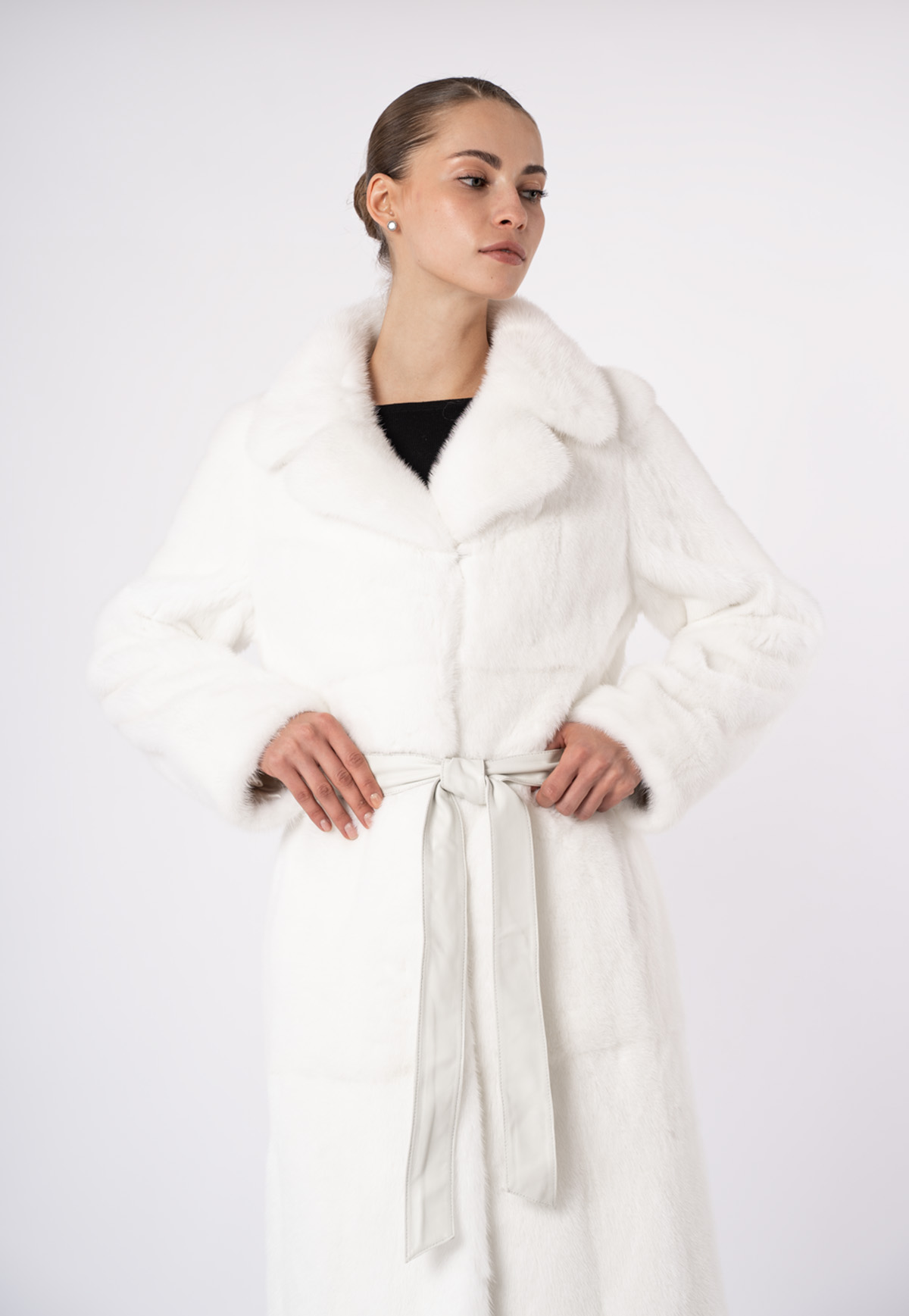 Шуба женская из меха норки 19519 Шуба женская из меха норки 19519