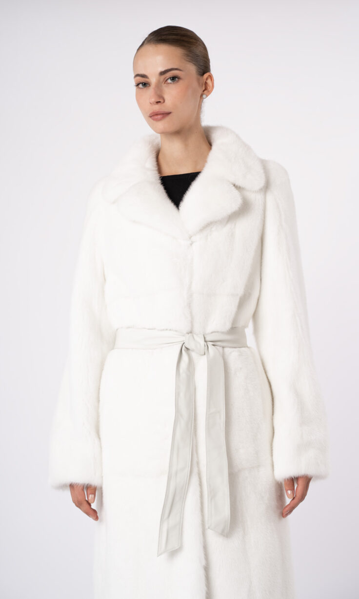 Шуба женская из меха норки 19519