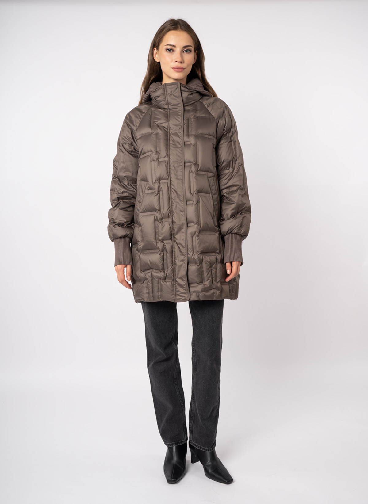 Куртка женская демисезонная ShengYuanYiLu 25883 Куртка женская демисезонная ShengYuanYiLu 25883