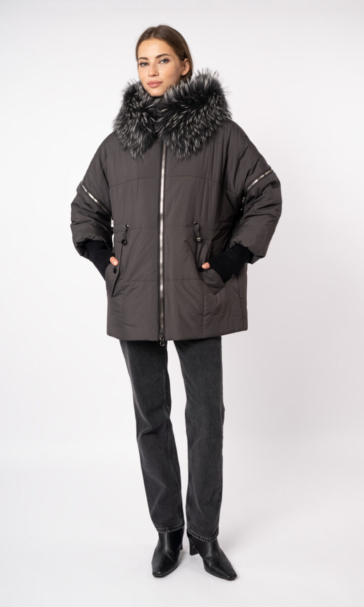 Пуховик женский с капюшоном MISSFREYA 7687 Пуховик женский с капюшоном MISSFREYA 7687