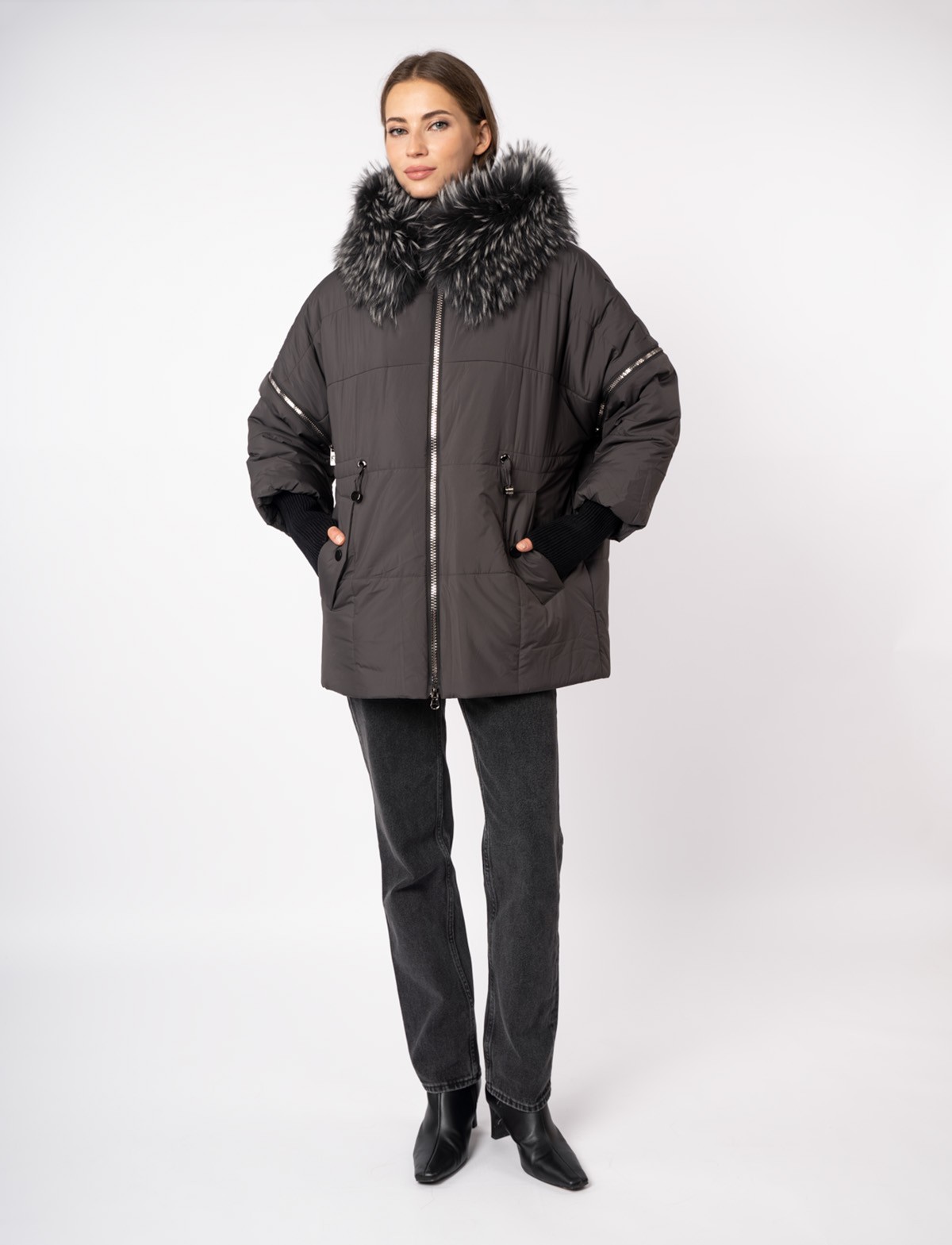 Пуховик женский с капюшоном MISSFREYA 7687 Пуховик женский с капюшоном MISSFREYA 7687