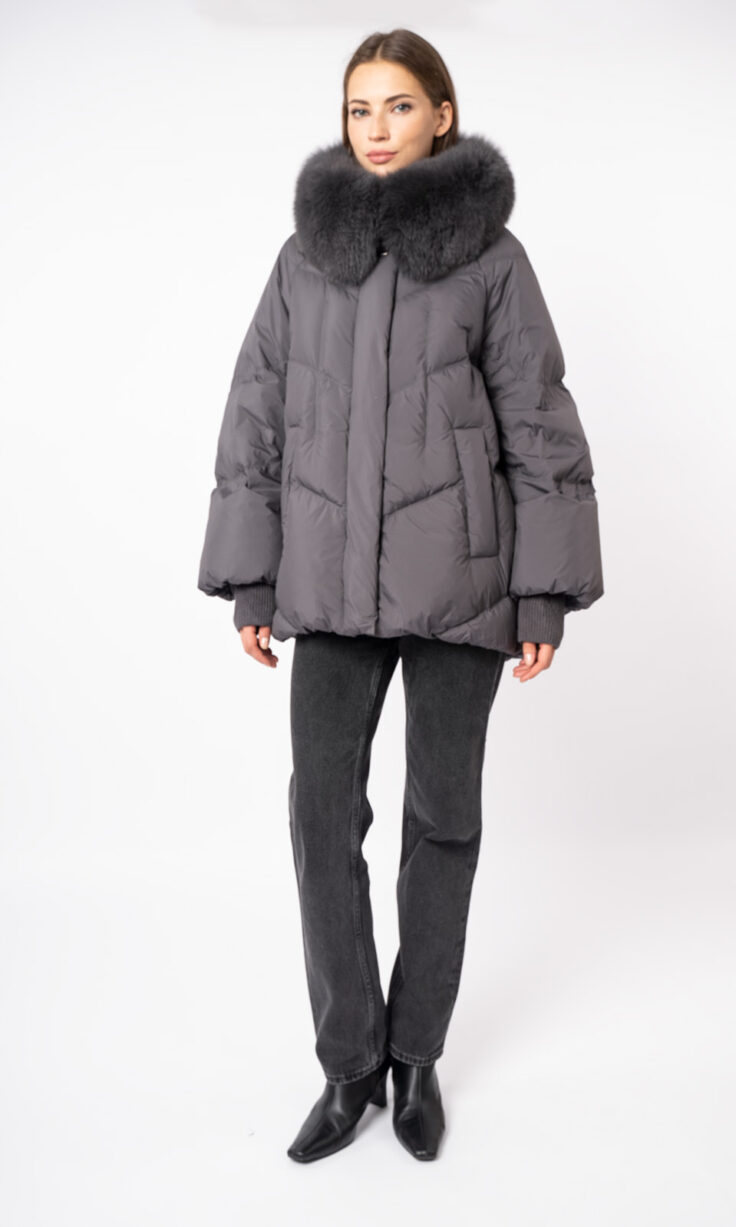 Пуховик женский с капюшоном MISSFREYA 7665 Пуховик женский с капюшоном MISSFREYA 7665