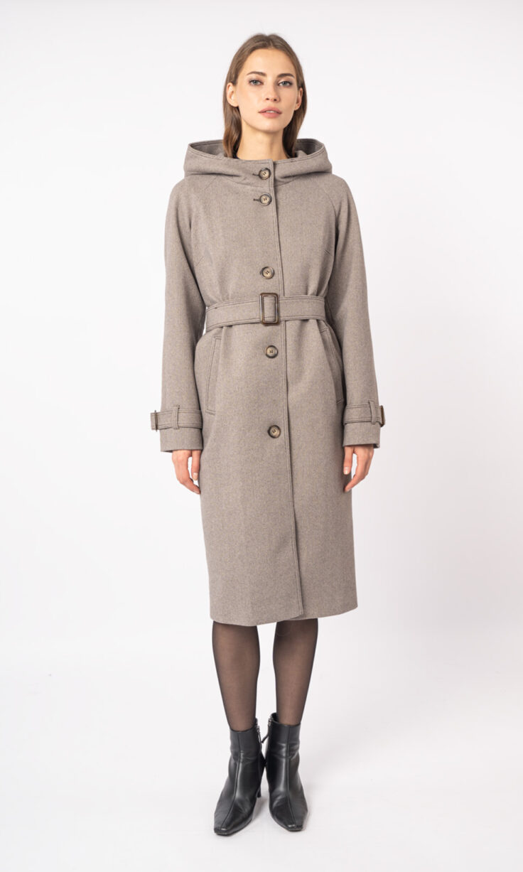 Пальто женское с капюшоном ELectraStyle 6-0005 Пальто женское с капюшоном ELectraStyle 6-0005