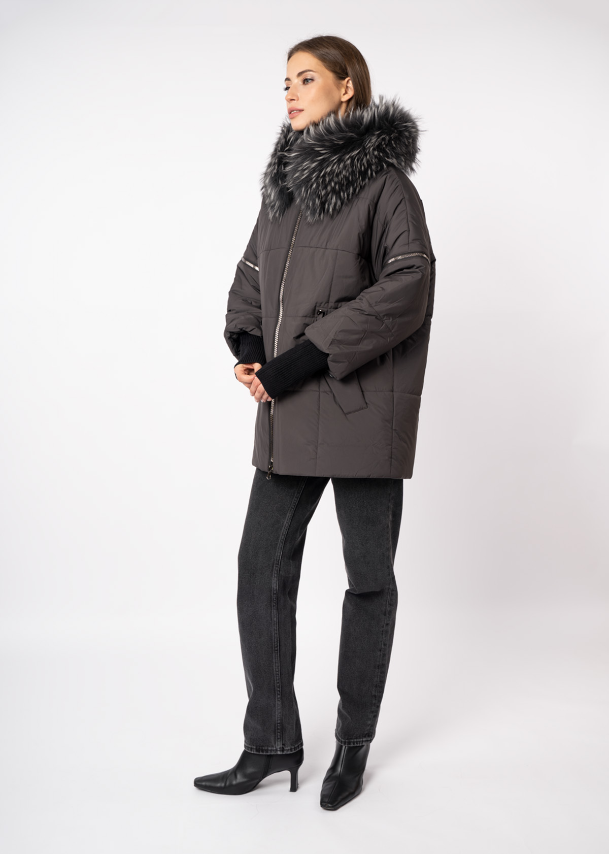 Пуховик женский с капюшоном MISSFREYA 7687 Пуховик женский с капюшоном MISSFREYA 7687