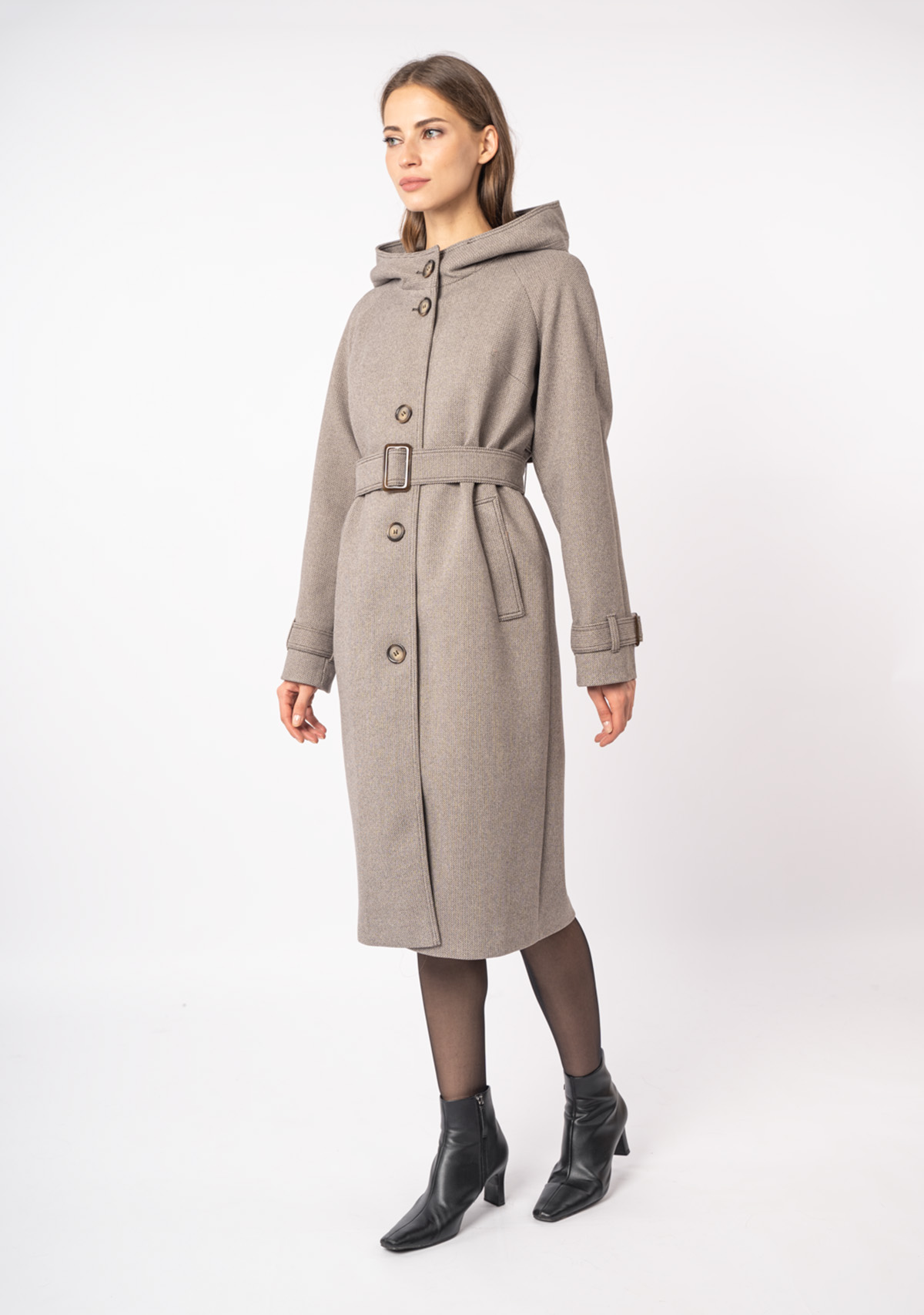 Пальто женское с капюшоном ELectraStyle 6-0005 Пальто женское с капюшоном ELectraStyle 6-0005