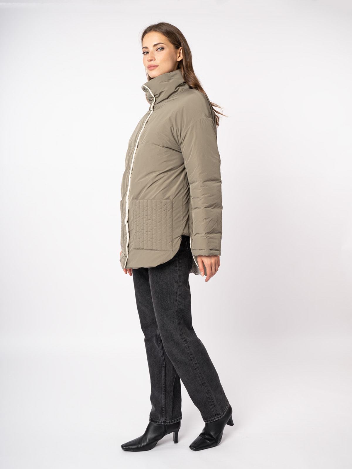 Куртка двусторонняя женская демисезонная ElectraStyle 51001-9700 Куртка двусторонняя женская демисезонная ElectraStyle 51001-9700