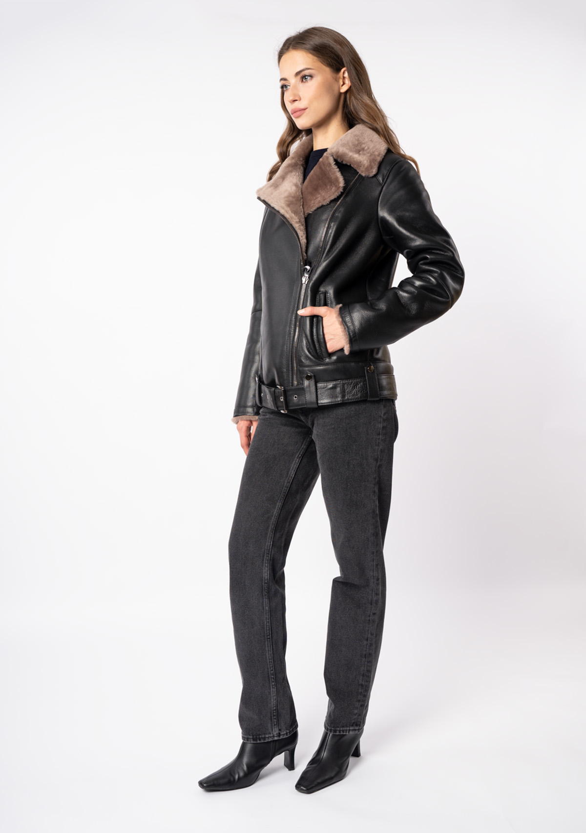 Дубленка женская из овчины Viva Dolce Vita 7645FP Дубленка женская из овчины Viva Dolce Vita 7645FP