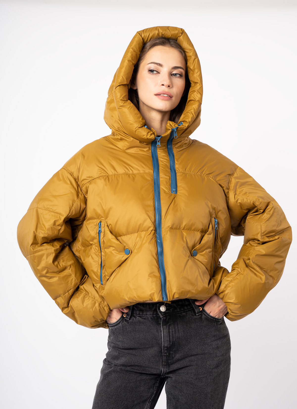 Куртка женская демисезонная с капюшоном Viva Chic 2488 Куртка женская демисезонная с капюшоном Viva Chic 2488