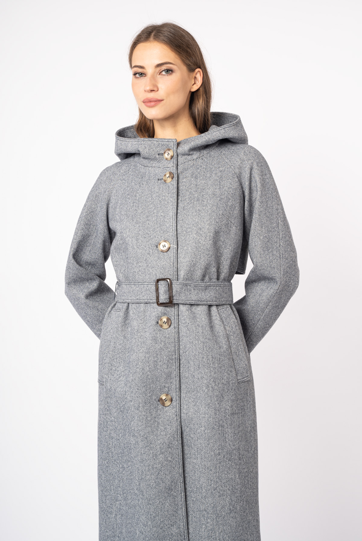 Пальто женское с капюшоном ElectraStyle 6-0005 Пальто женское с капюшоном ElectraStyle 6-0005