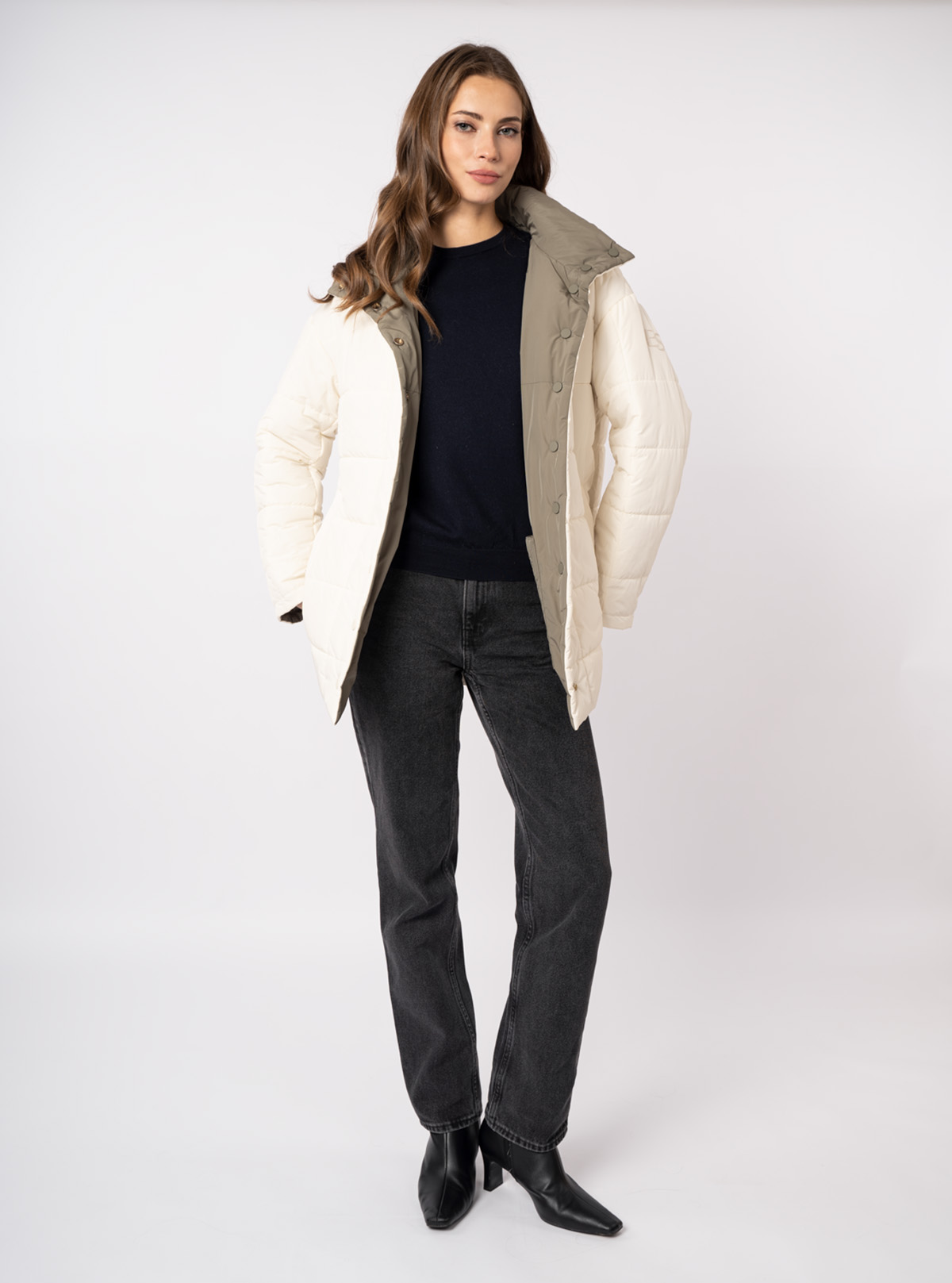 Куртка двусторонняя женская демисезонная ElectraStyle 51001-9700 Куртка двусторонняя женская демисезонная ElectraStyle 51001-9700