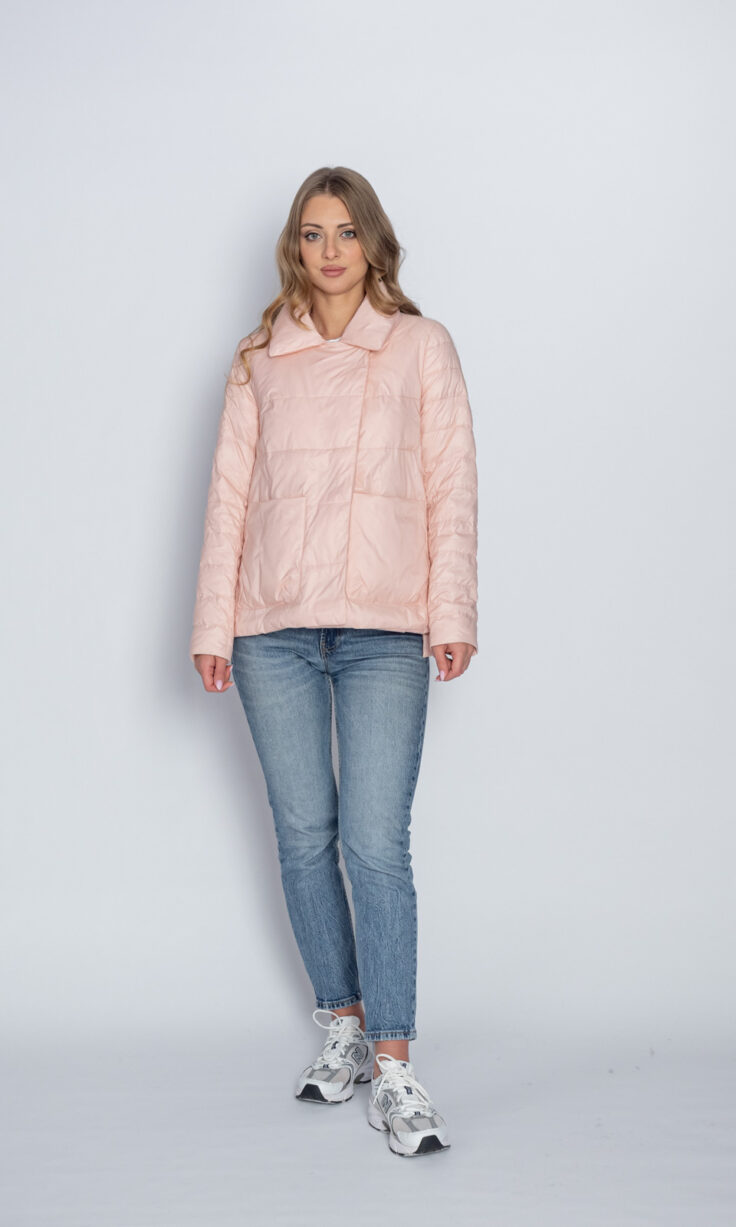 Пуховик женский Мануфактура Носова 18135 розовый Пуховик женский Мануфактура Носова 18135 розовый