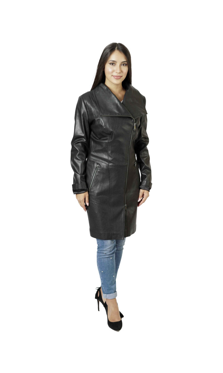 Кожаная куртка женская Carnelli 015245 купить в Уфе
