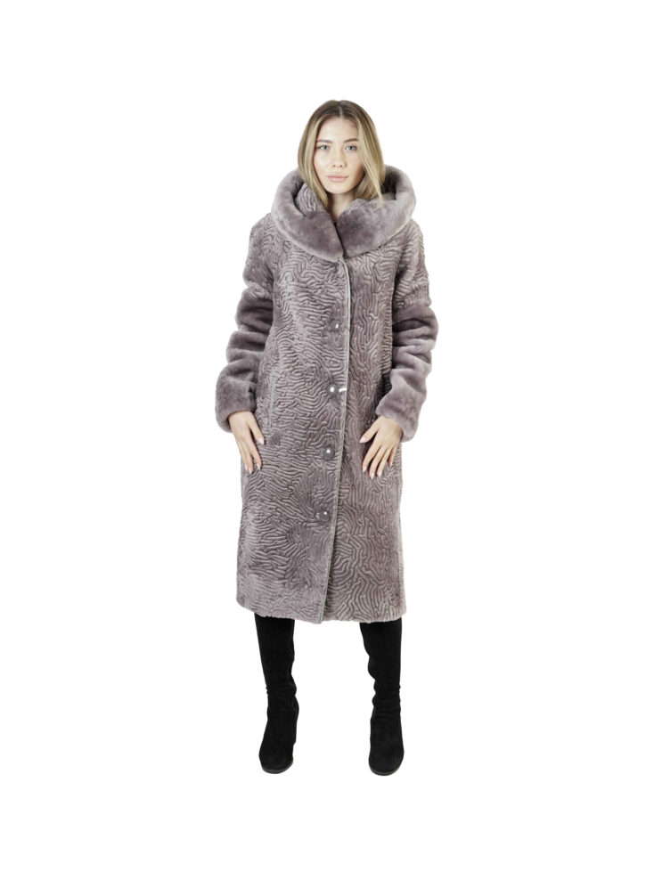 Шуба из овчины Мутон Sofia Furs B281 купить в Уфе