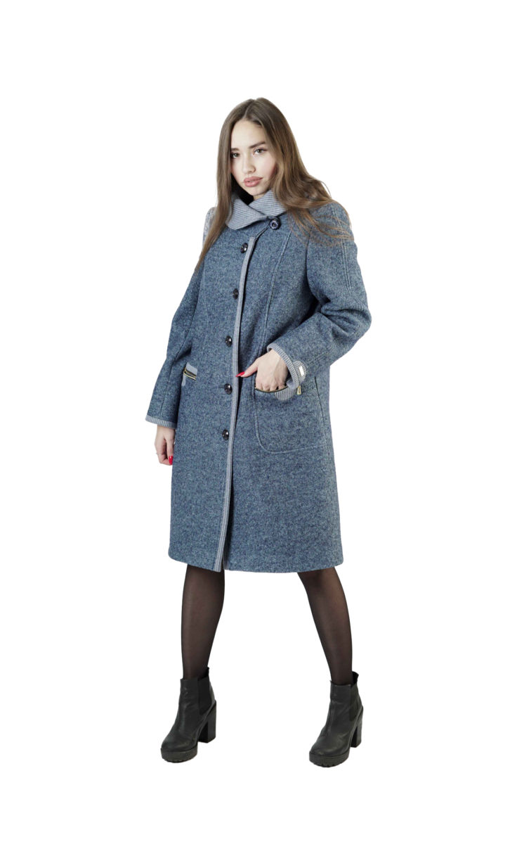 Пальто женское шерстяное Славянка В1-771