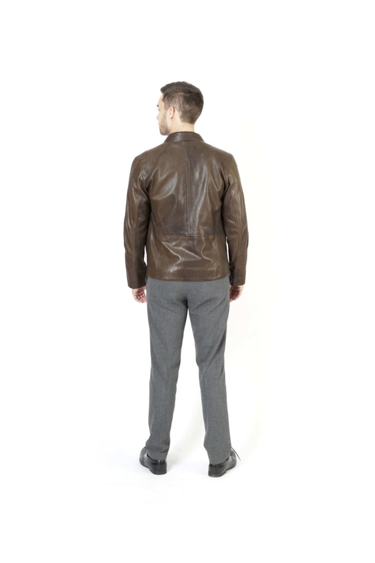 Кожаная куртка мужская Steel 2891