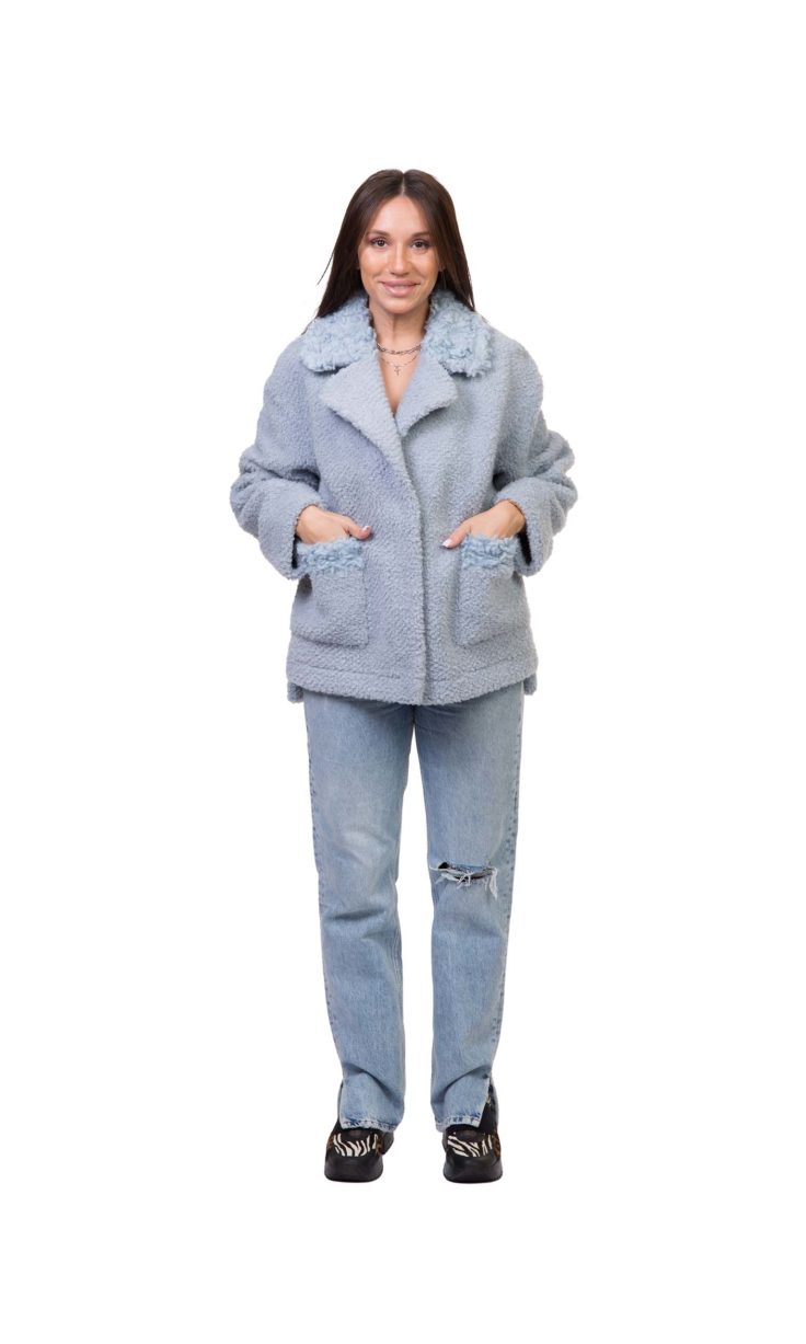 Куртка женская из экомеха GRV Premium Furs M-2157 купить в Уфе