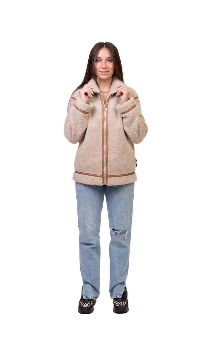 Куртка женская из экомеха GRV Premium Furs M-2115
