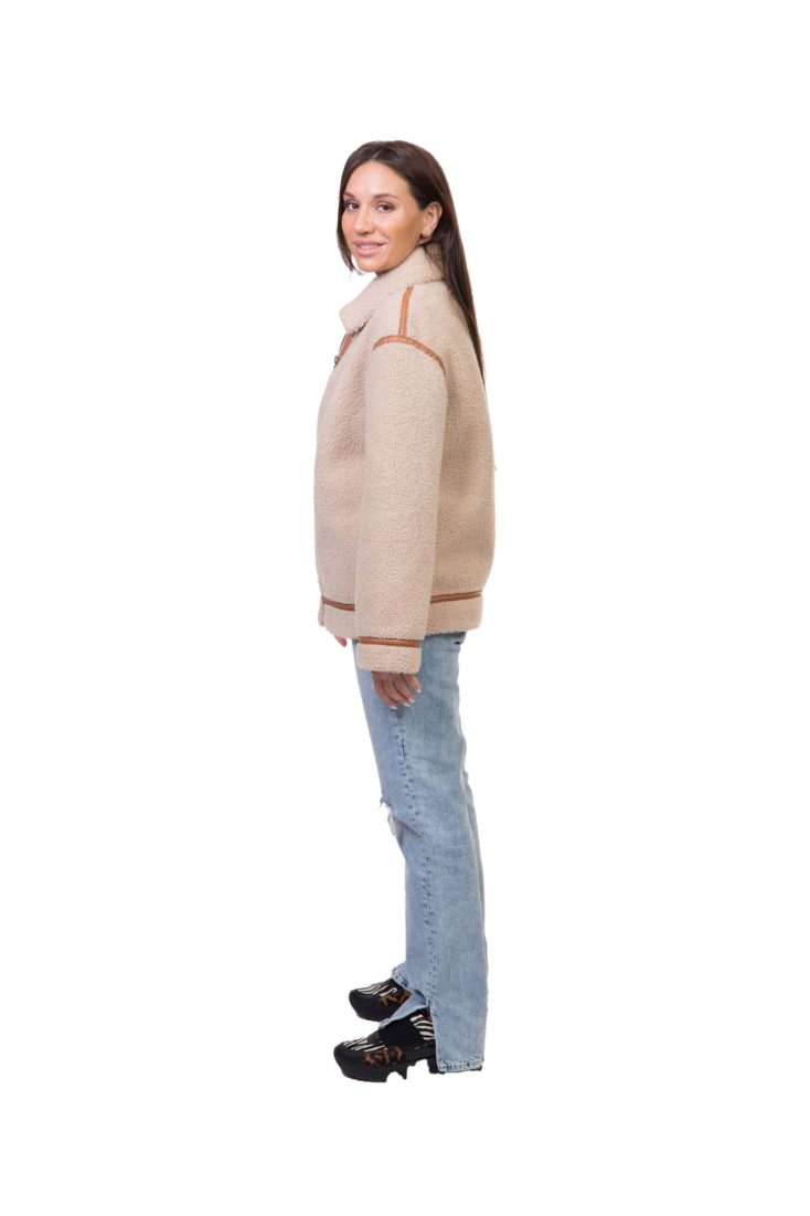 Куртка женская из экомеха GRV Premium Furs M-2115 купить в Уфе