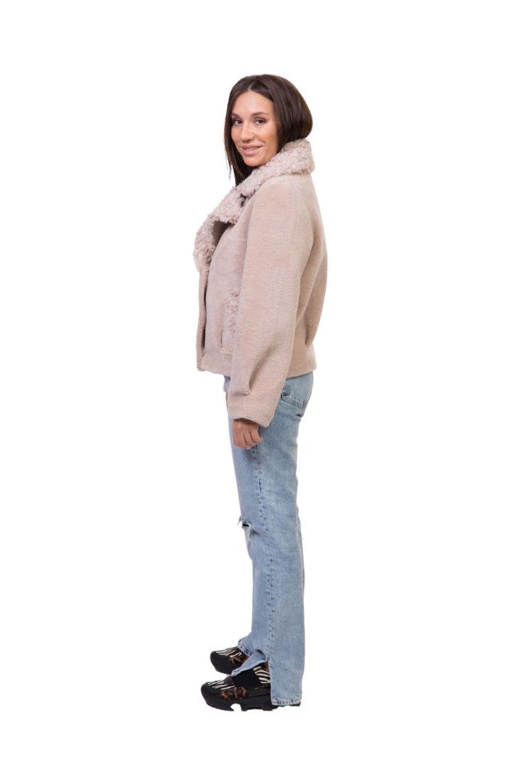 Куртка женская из экомеха Adelina Fur Collection Саманта купить в Уфе