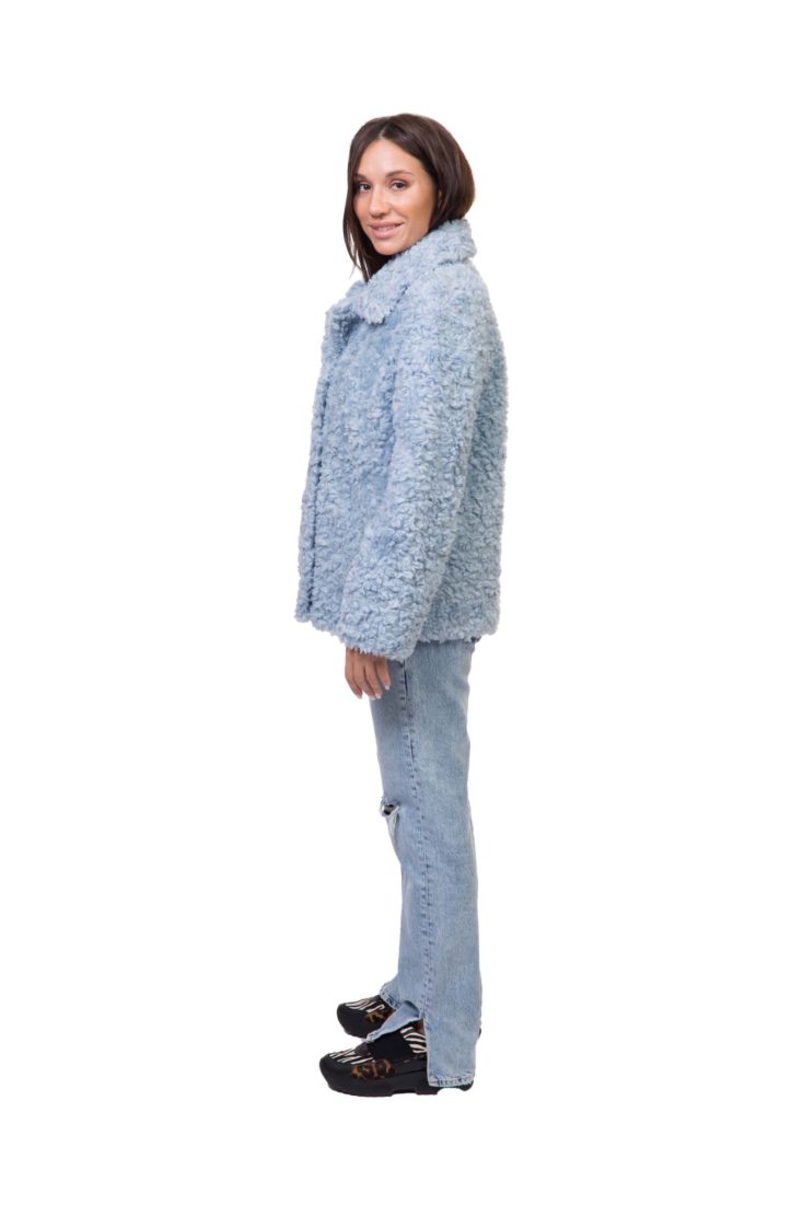 Куртка женская из эко-меха GRV Premium Furs M-2073 купить в Уфе