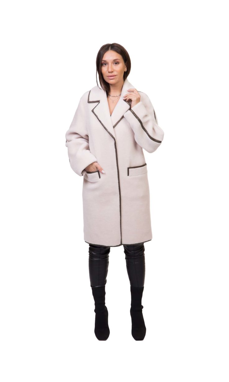 Пальто из эко-меха GRV Premium Furs M-2110