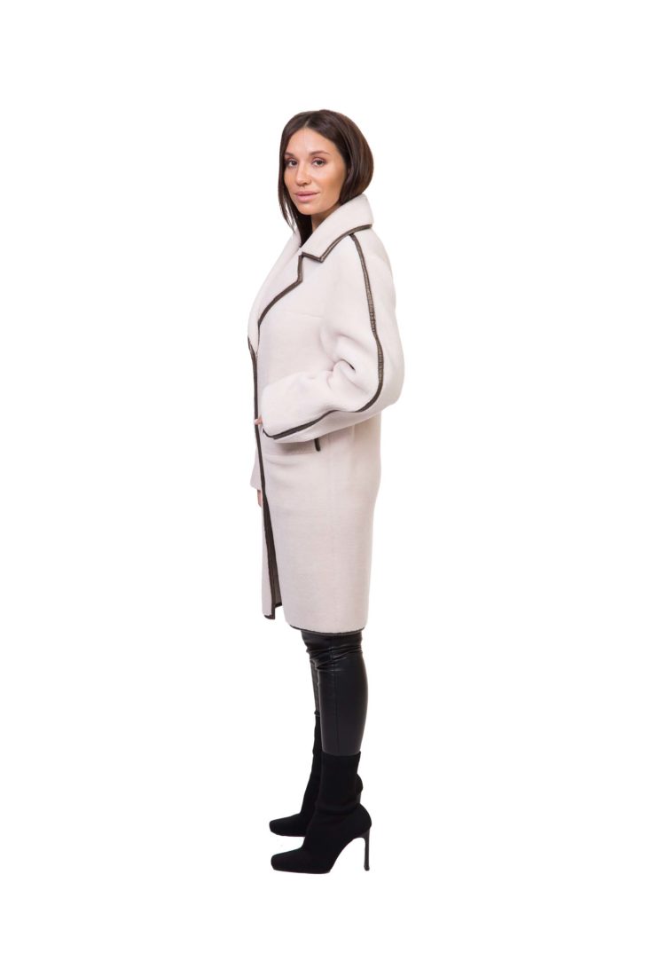 Пальто из эко-меха GRV Premium Furs M-2110