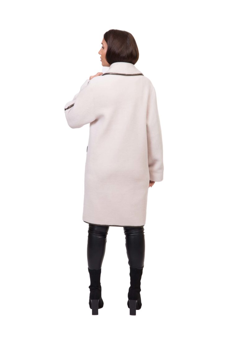 Пальто из эко-меха GRV Premium Furs M-2110 купить в Уфе