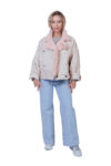 Куртка женская джинсовая с отделкой из меха норки SOFI FURS ALEX GROUP ТВ