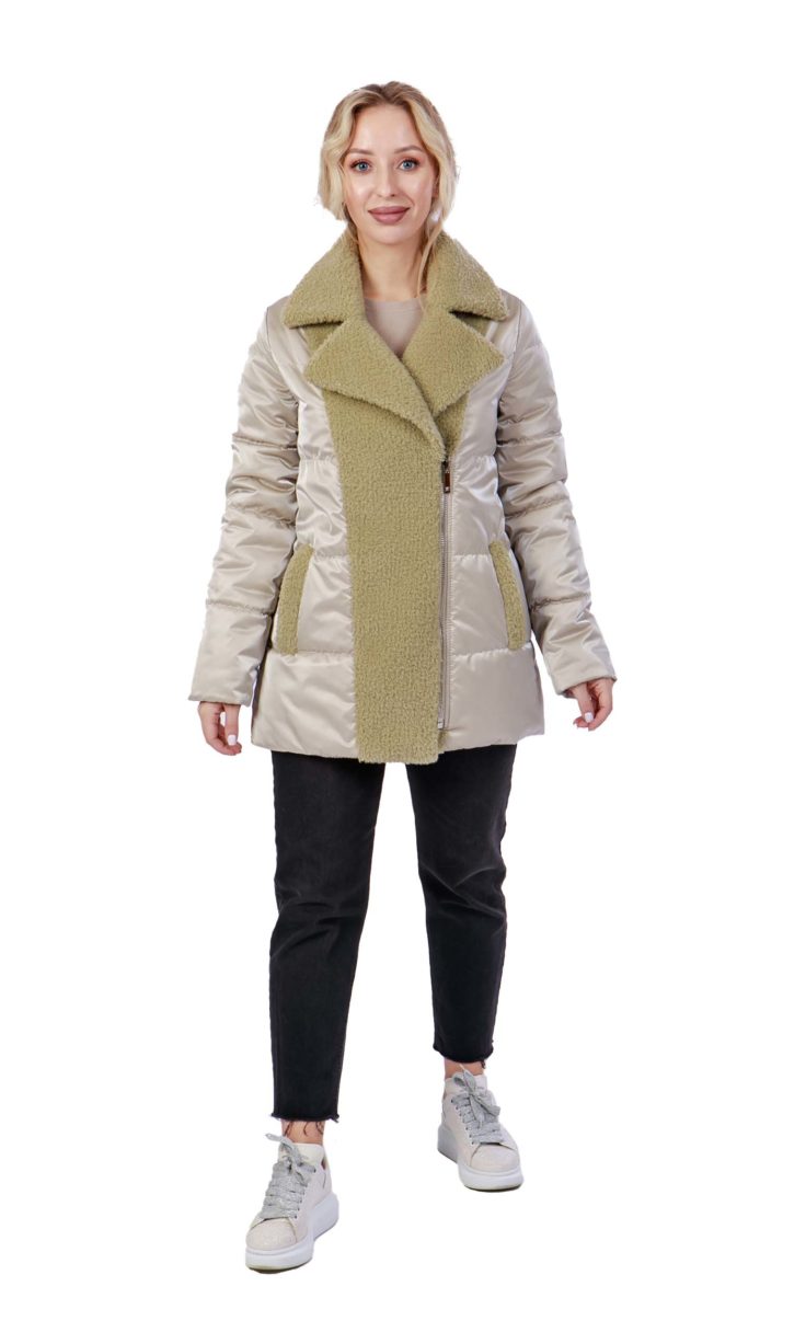 Куртка женская из эко-меха керли REBBEKA Q-185 купить в Уфе