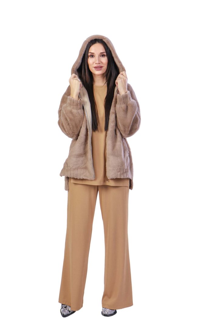 Куртка женская из эко-меха 10082 купить в Уфе