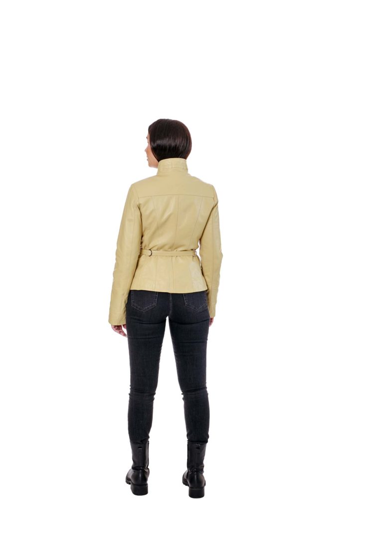 Куртка женская из натуральной кожи OKSA Z2152 купить в Уфе