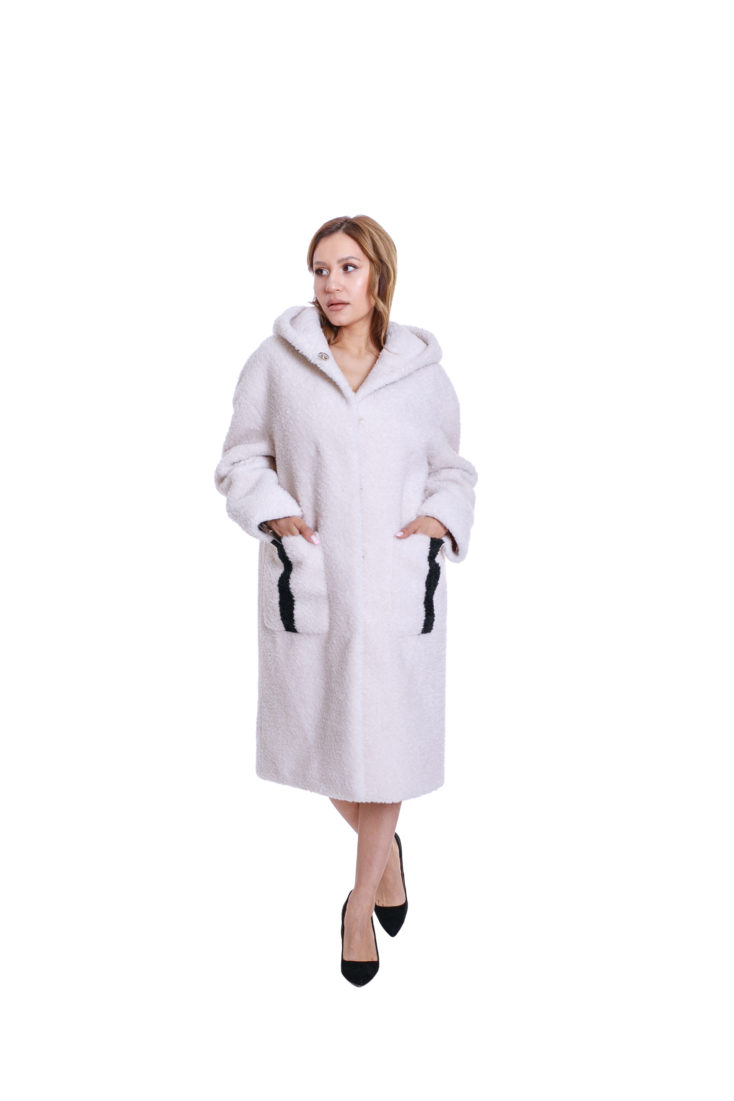 Пальто женское из эко-меха SOFIA C-39 купить в Уфе