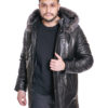 Куртка мужская из натуральной кожи V12 М-2845 купить в Уфе