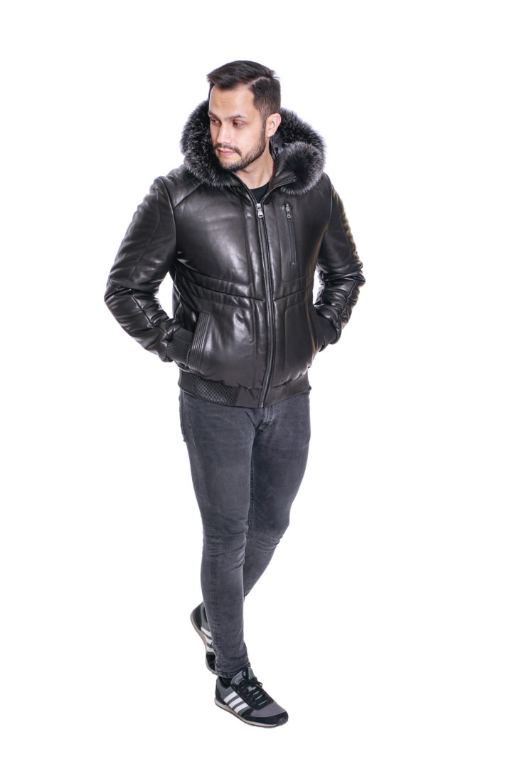 Куртка мужская из натуральной кожи GIO MELLI F616 купить в Уфе