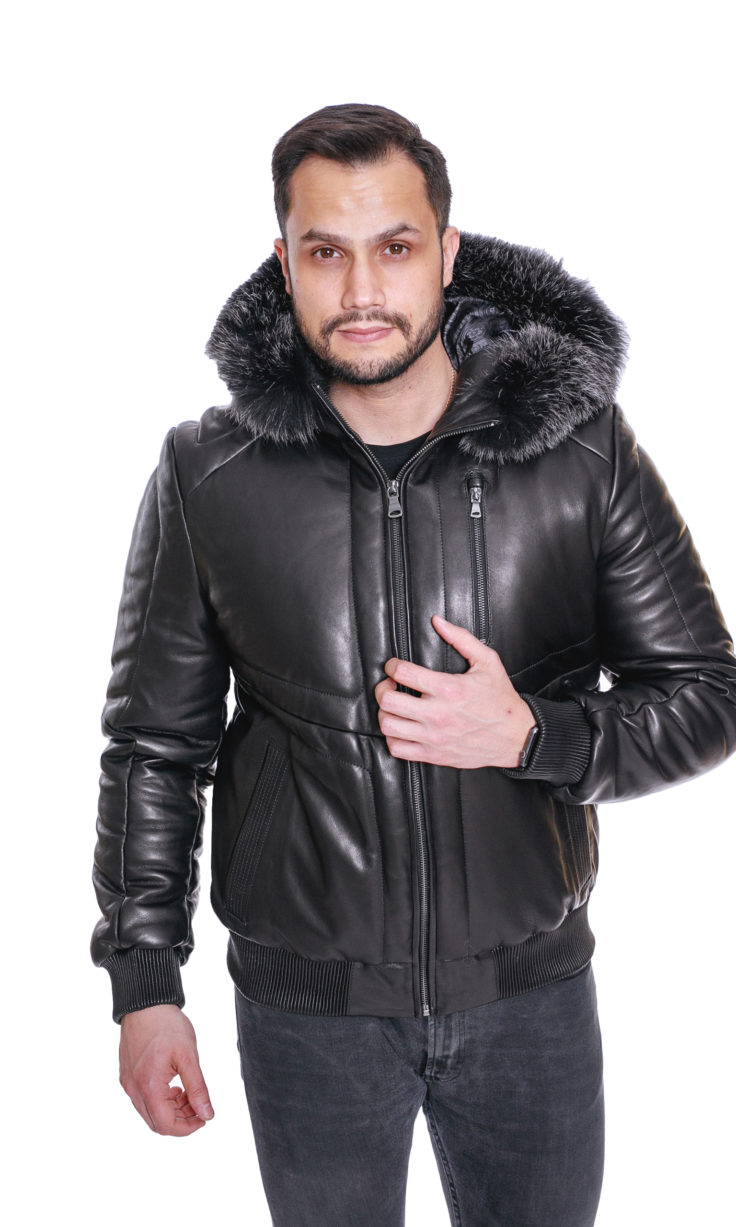 Куртка мужская из натуральной кожи GIO MELLI F616 купить в Уфе