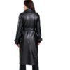 Пальто женское из эко-кожи ElektraStyle 6-0005