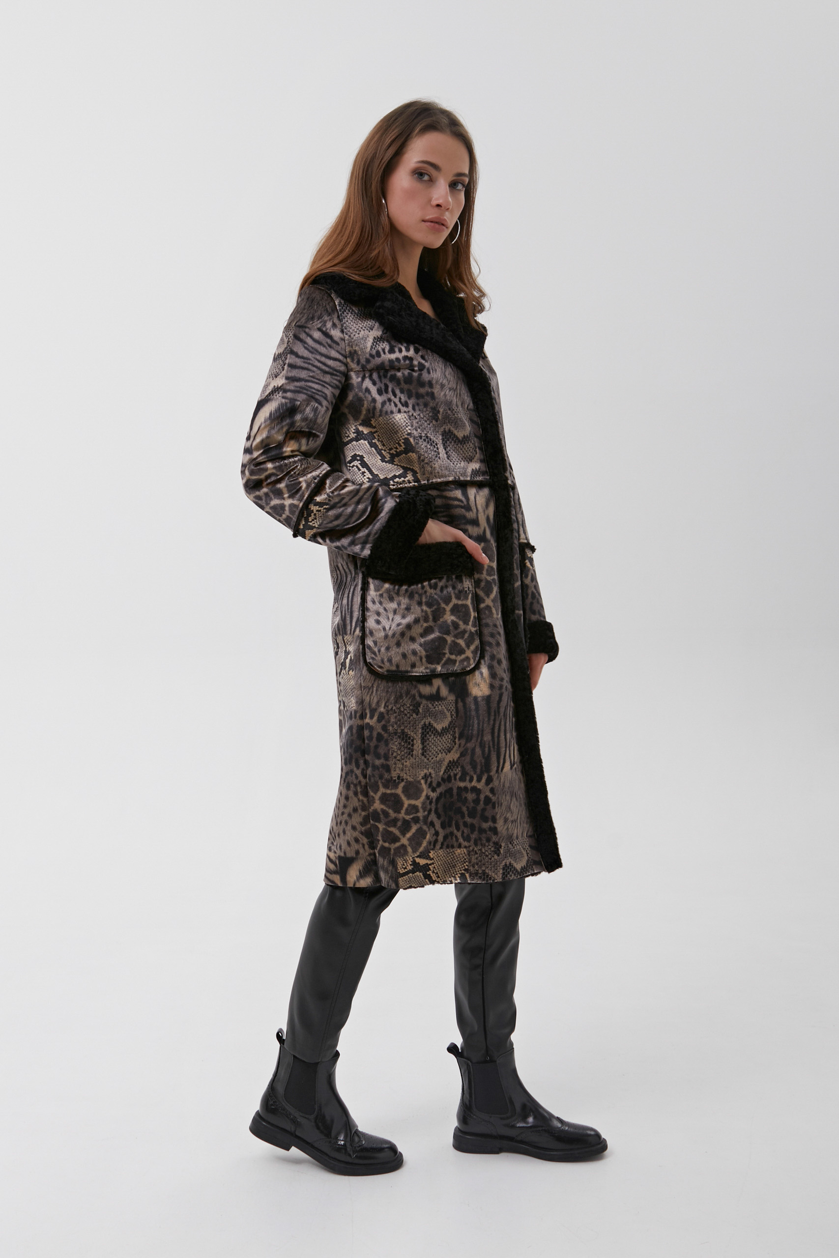 Пальто женское искусственного меха Simakhov SM2127 купить в Уфе