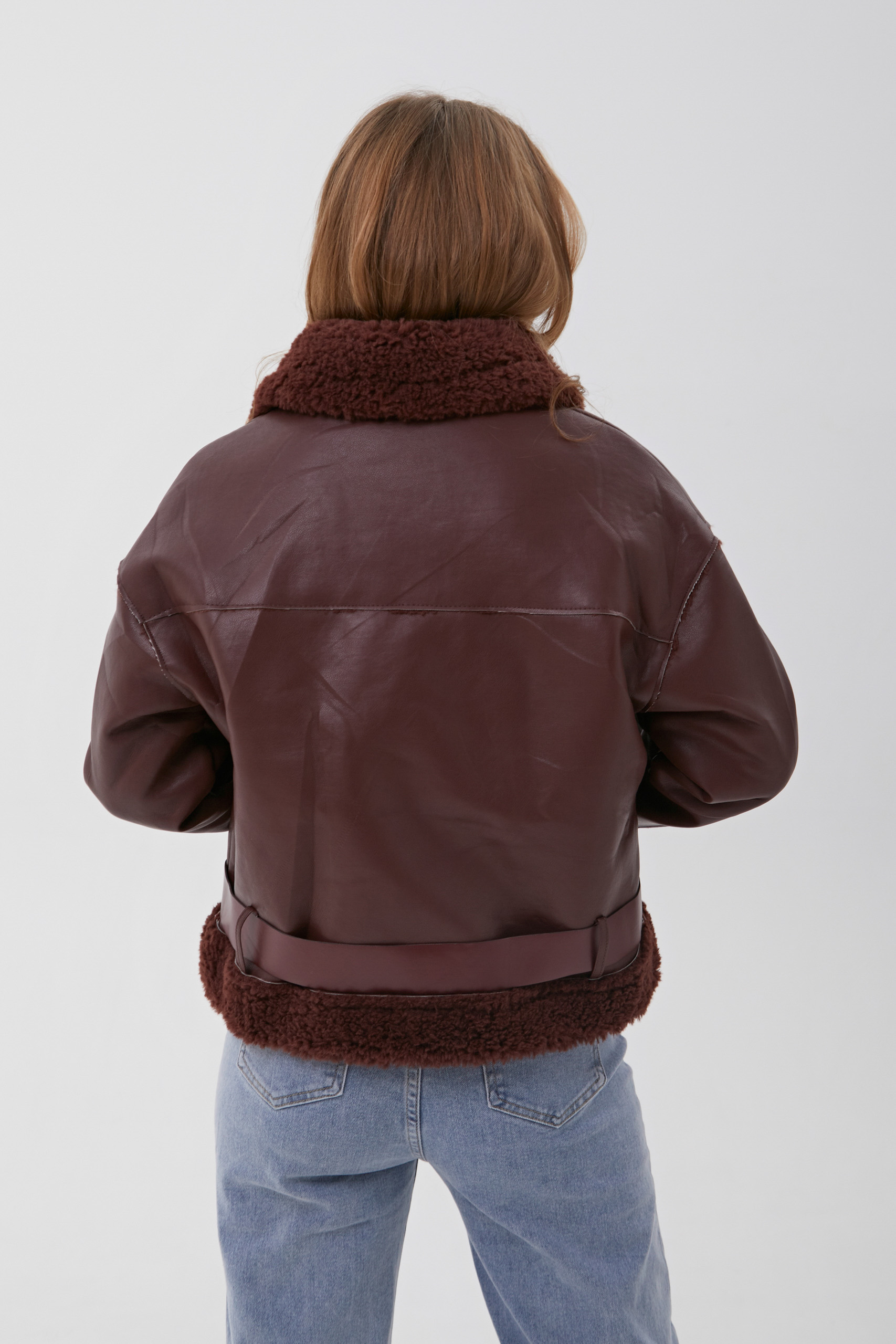 Куртка женская из эко-кожи 2154