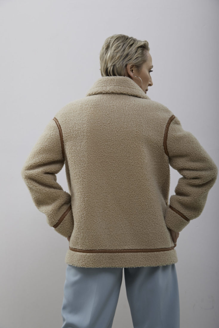 Куртка из эко-меха GRV Premium Furs M-2115 купить в Уфе