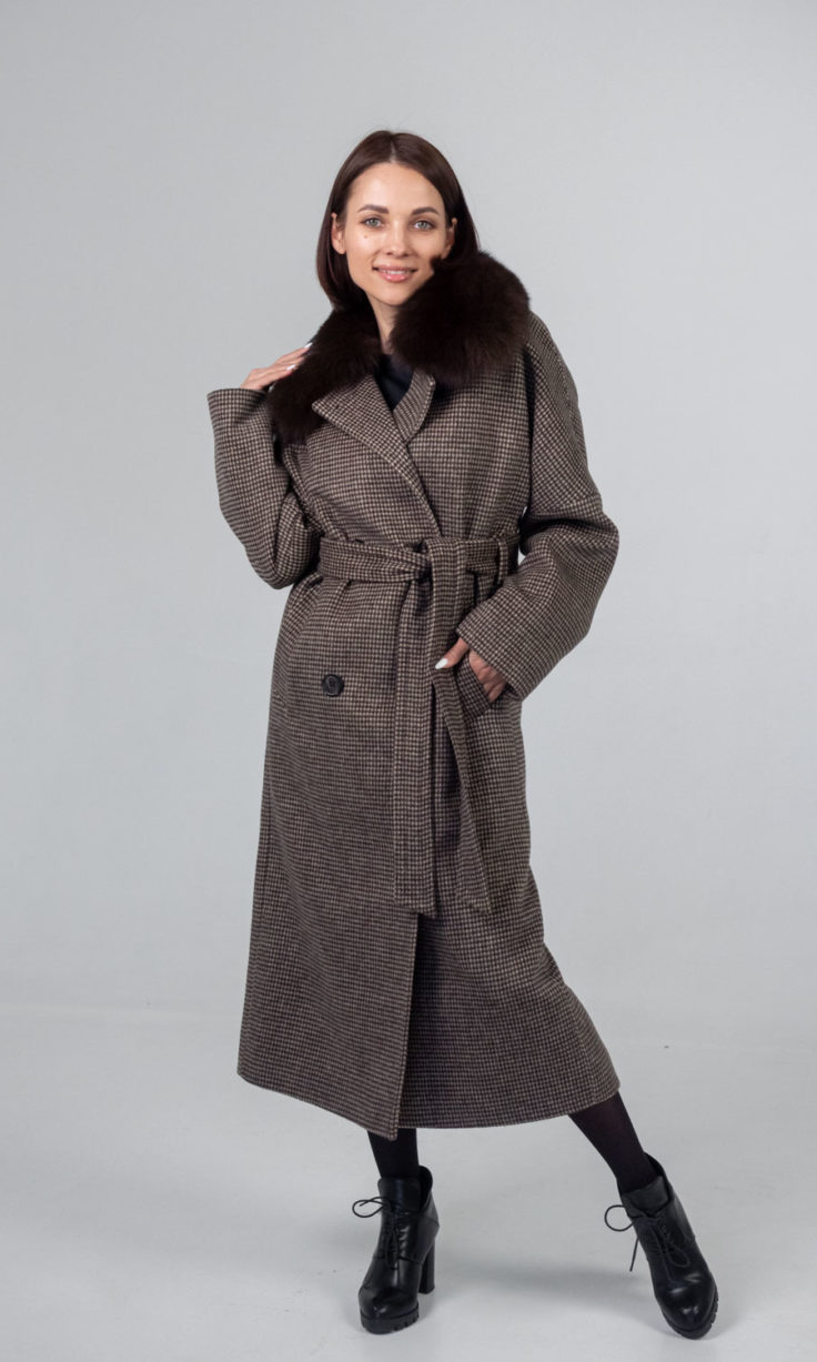 Пальто женское зимнее ZARYA MODY KM-989У