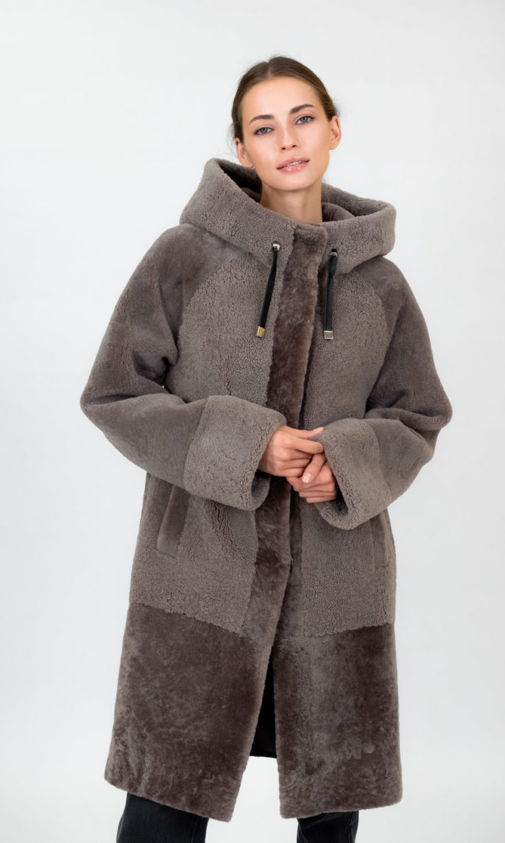 Пальто из меха овчины Керли FAVORIT Т-2313