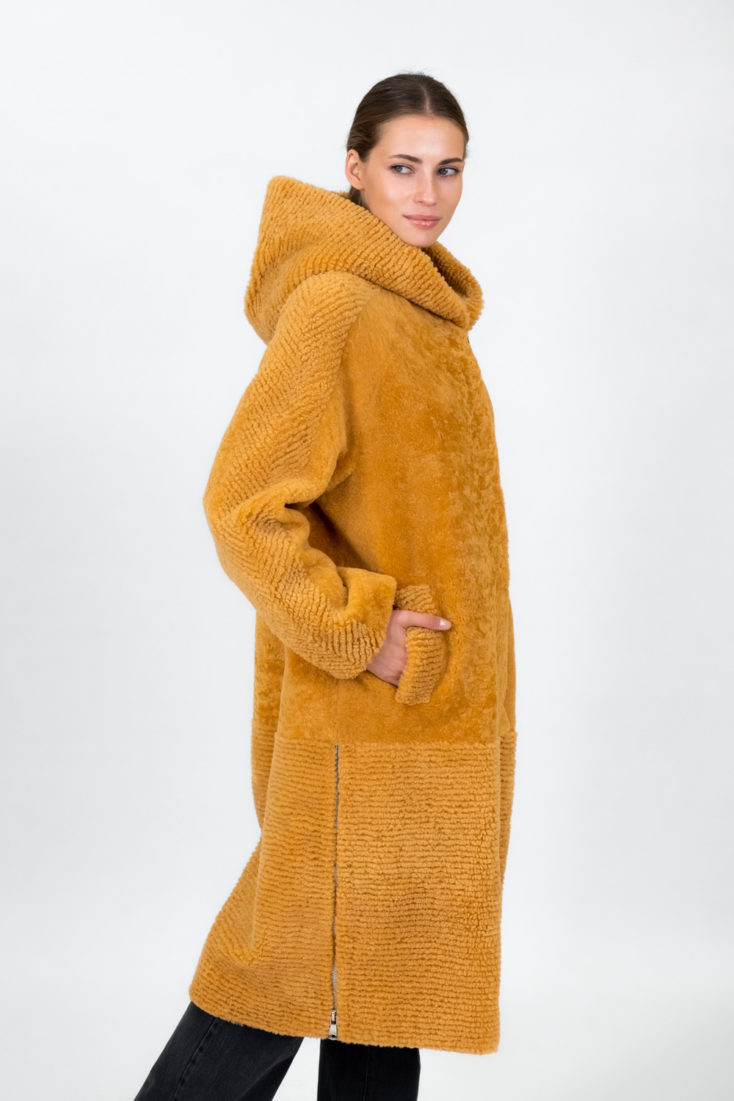 Пальто из меха овчины Керли FAVORIT КВ-2308