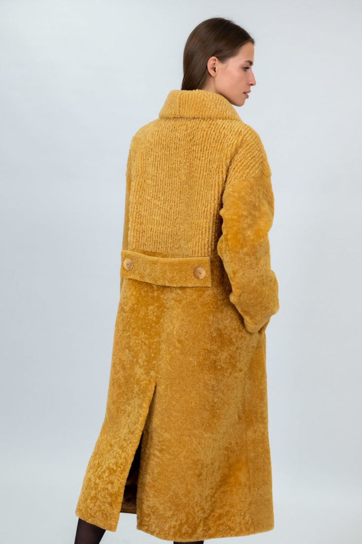 Пальто из меха овчины Керли FAVORIT КВ-2355