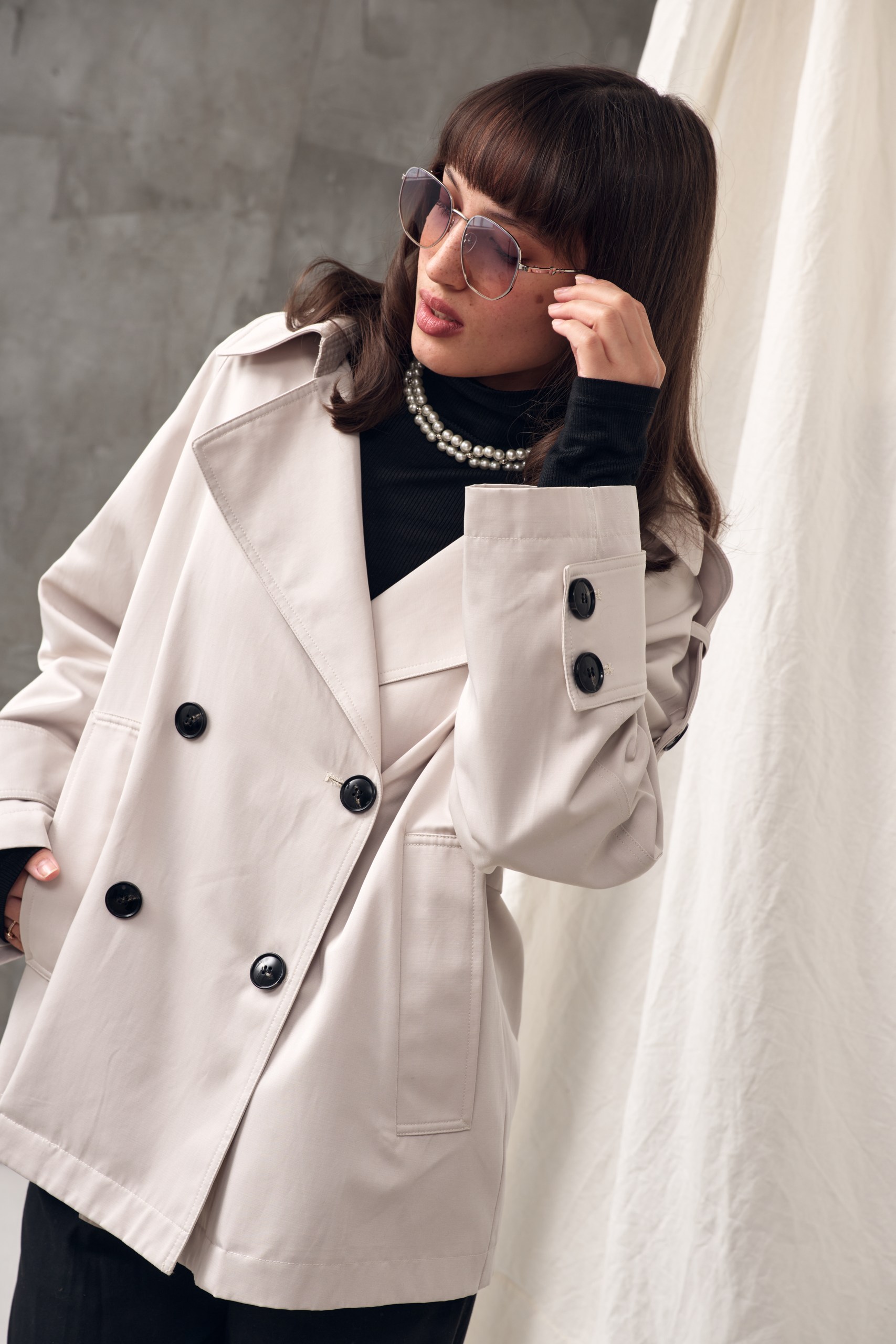 Плащ женский ElectraStyle 2-51026-9724 бежевый Плащ женский ElectraStyle 2-51026-9724 бежевый